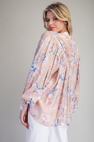 Whit Floral Top