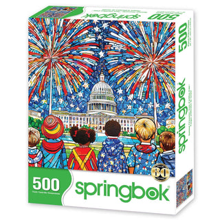 Springbok 500 Piece Puzzle - Summer Fireworks