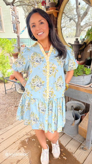 Daisy Banded Front Dress