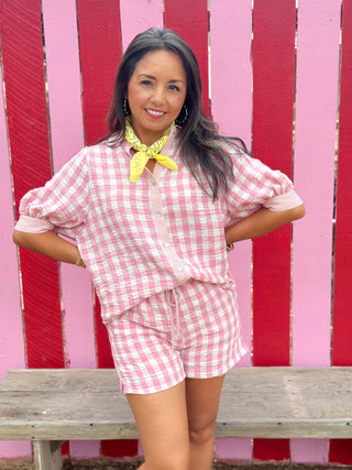 Kassidy Gingham Set
