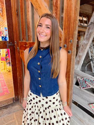 Alder Denim Vest