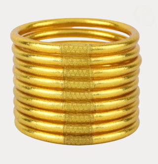 Gold Budha All Weather Bangles Set of 9