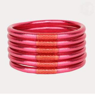 Pink Budha All Weather Bangles Set of 6
