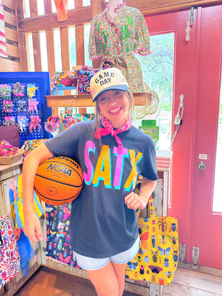 SATX Retro Spurs Colors Tee
