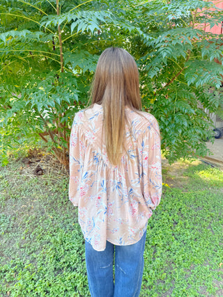 Whit Floral Top