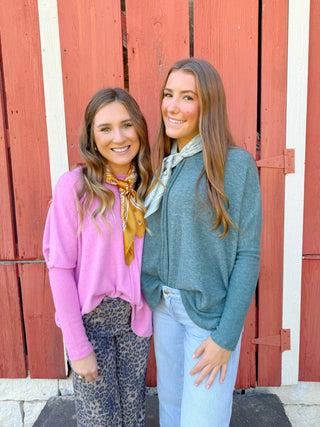 Briar Center Seam Sweater Candy Pink