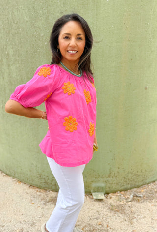 Daisy Applique Top
