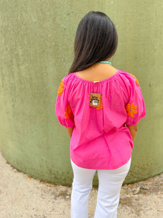 Daisy Applique Top