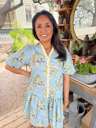 Daisy Banded Front Dress