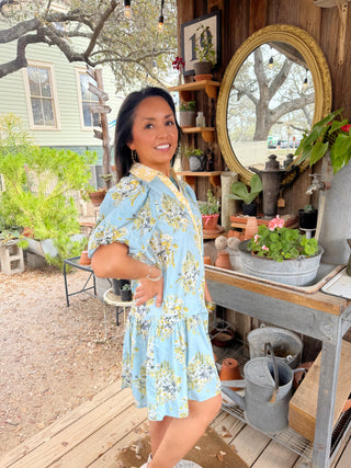 Daisy Banded Front Dress