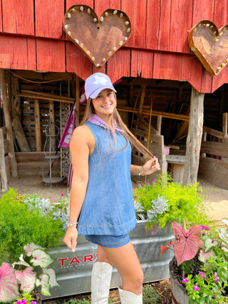 Elkhart Two Piece Chambray Set