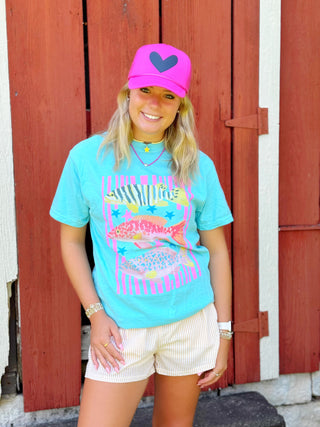 maximalist comfort colors fish tee