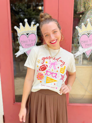 Girly Gameday Crop