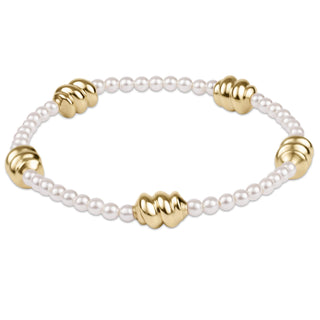 enewton admire gold 3mm pearl bracelet