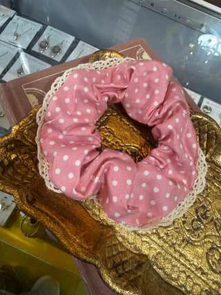 Polka Dot Scrunchies