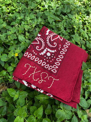 Collegiate Embroidered Bandana TXST