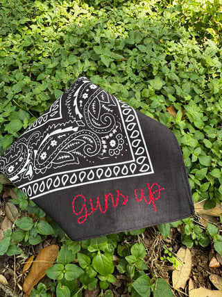Collegiate Embroidered Bandana Texas Tech