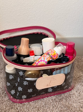 Jon Hart Clear Makeup Case