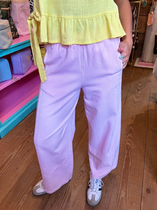 Pink Barrel Pant