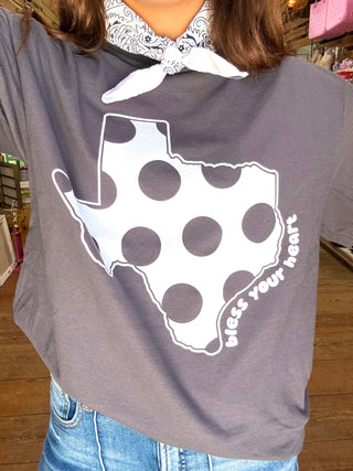 Polka Dot Texas Tee