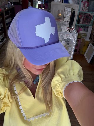 BYH Texas Trucker Hat Lavender