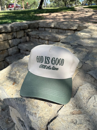 Two Tone Hat God Is Good All The Time