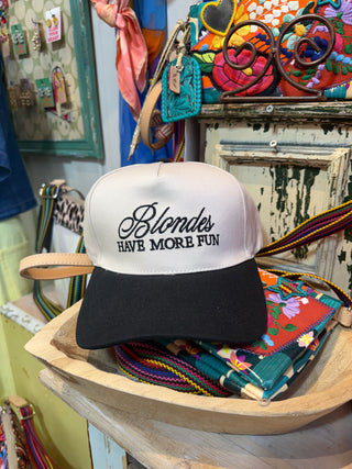 Two Tone Hat Blondes Have More Fun