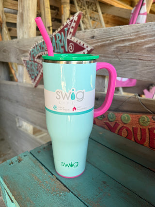 Swig Mega Mug 40oz - Arctic Splash