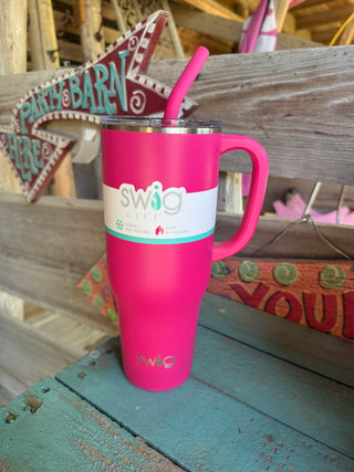 Swig Mega Mug 40oz - Hot Pink