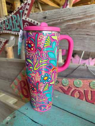 Swig Mega Mug 40oz - Flora Rosa