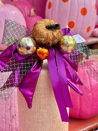 Metalic Bow Halloween Headband