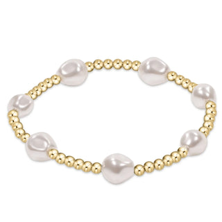 enewton extends admire pearl 3mm gold bracelet