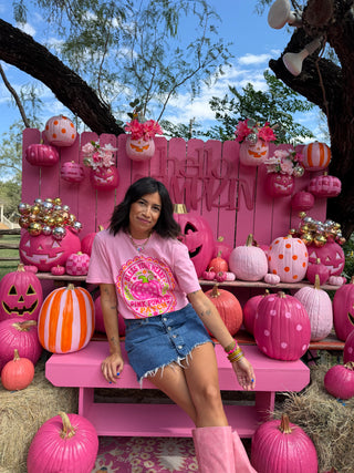 Pink Pumpkin Patch Tee