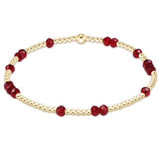 enewton flirty hope unwritten bracelet - maroon