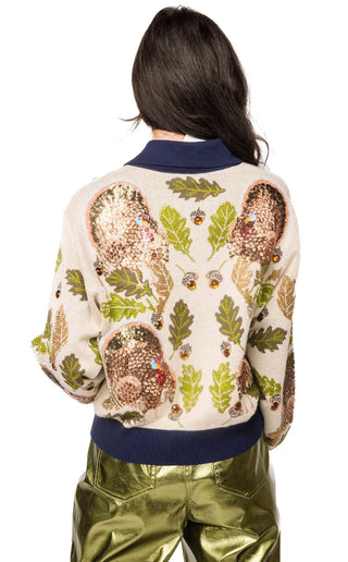 QOS Turkey Sparkle Cardigan
