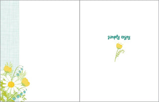 Gina B Card Daisy Jar