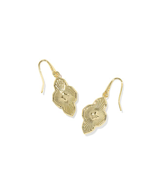 Kendra Scott Abbie Medallion Drop Earrings - Yellow
