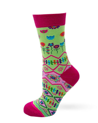 Fabdaz Socks - Bloom Where You're Planted