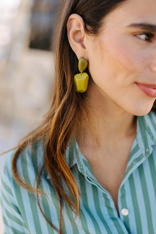 ND Kiwi Geo Earrings