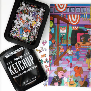 Whataburger Spicy Ketchup Puzzle: 500-Piece Puzzle