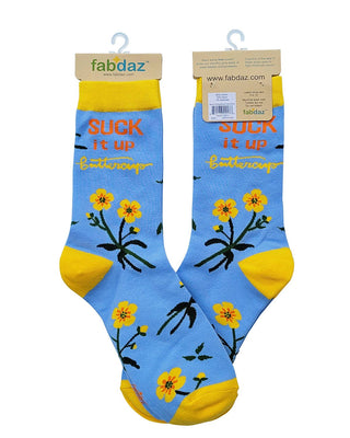Fabdaz Socks Suck It Up Buttercup