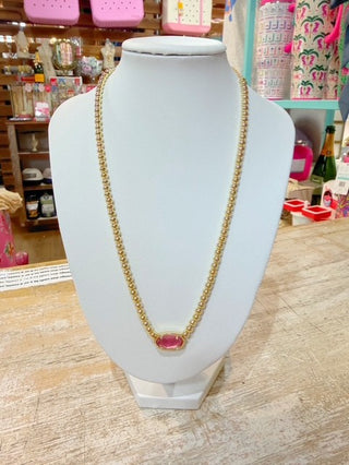 Kendra Scott Beaded Necklace - Azalea Illusion