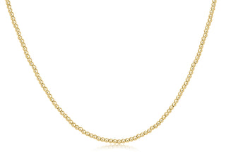enewton beaded gold 17" necklace 2mm
