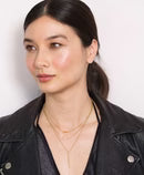ND Belief Side Cross Necklace