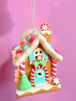 Light up Gingerbread House Ornament