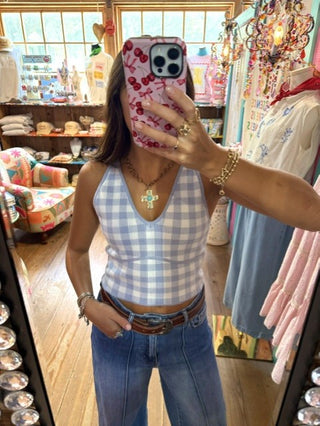 Markle Gingham Tank