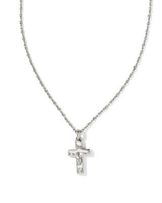 Kendra Scott Cross Necklace - Silver