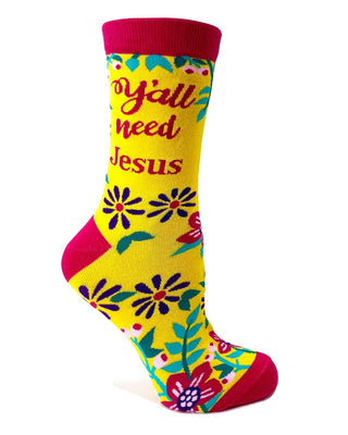 Fabdaz Socks - Y'all Need Jesus