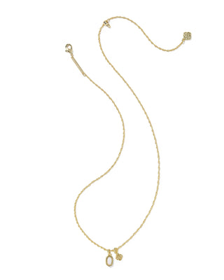 Kendra Scott Mini Elisa Dira Necklace - White Opal