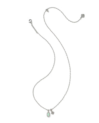 Kendra Scott Mini Elisa Dira Necklace - Green Opal